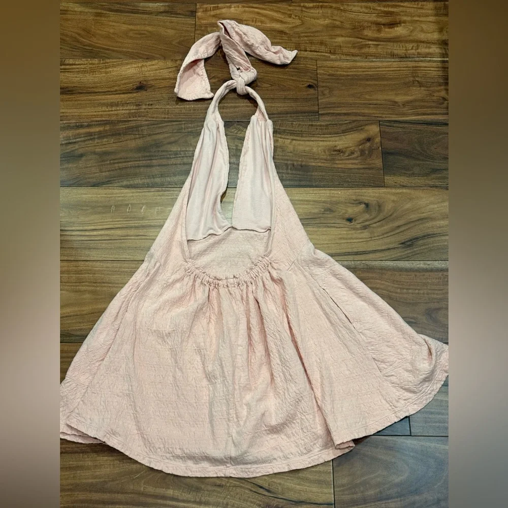 Free People Lucy Mini Dress- Blush - Picture 2 of 4